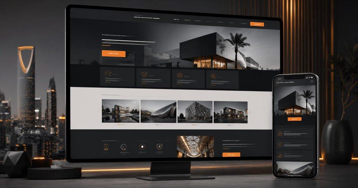 Responsive website design displayed on a laptop and smartphone